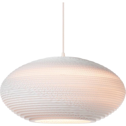 Graypants Scraplights Disc 20 HanglampØ50 Wit