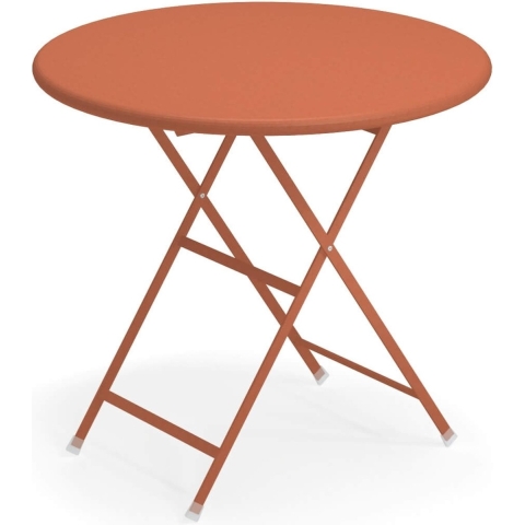Emu Arc En Ciel TuintafelØ80 Maple Rood
