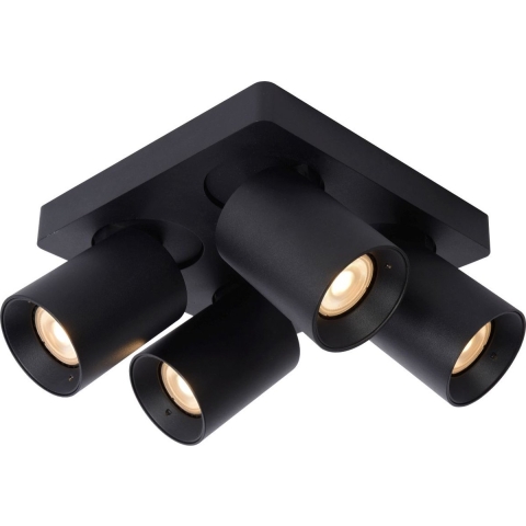 Lucide Nigel 4 Spot LED Zwart