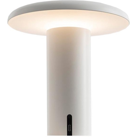 Artemide Takku Tafellamp LED Oplaadbaar Painted White