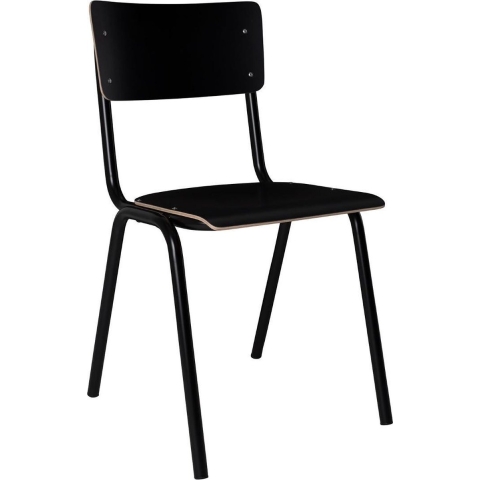 Zuiver Back To School Stoel Zwart