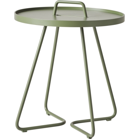 Cane-Line On-the-move Bijzettafel SØ44 Olijf Groen