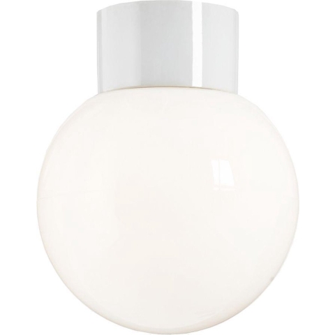 Ifö Electric Classic Globe Plafond- En Wandlamp LED Ø18 Opaal Wit
