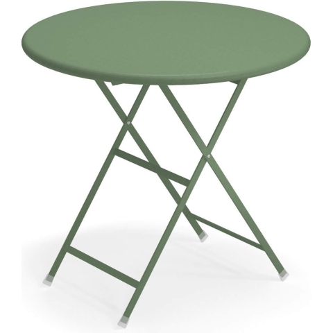Emu Arc En Ciel TuintafelØ80 Military Groen
