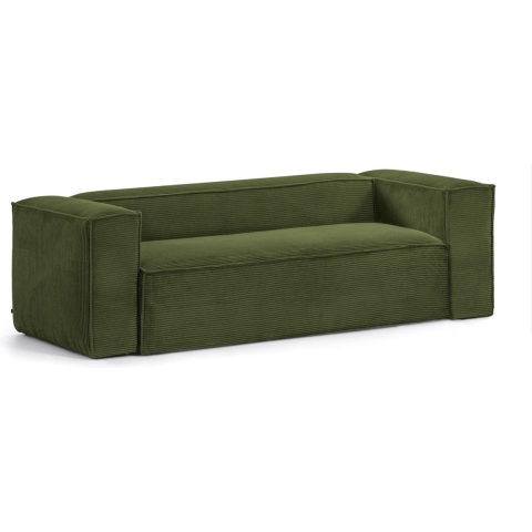 Kave Home Blok 2-zits Bank Green Corduroy
