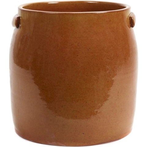 Serax Jars Pottery By Serax Bloempot Extra LargeØ35 Orange