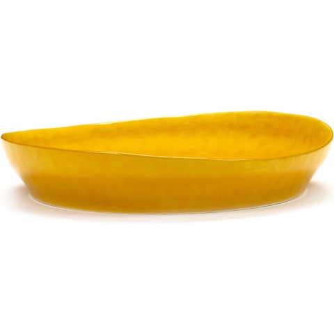 Serax Feast By Ottolenghi SaladeschaalØ30 Yellow Dots Black