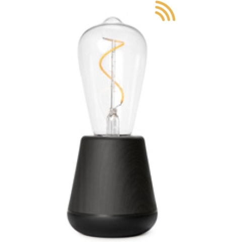 Humble One S Smart Tafellamp Oplaadbaar Zwart Hout