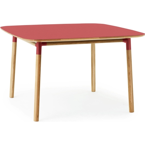 Normann Copenhagen Form Table Tafel Rood 120x120