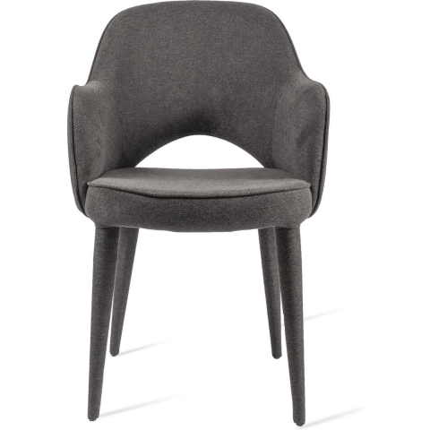 POLSPOTTEN Cosy Stoel Fabric Donkergrijs