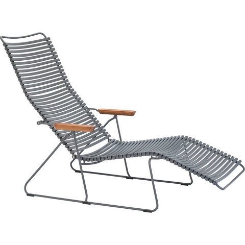 Houe Click Sunlounger Ligstoel Dark Grey