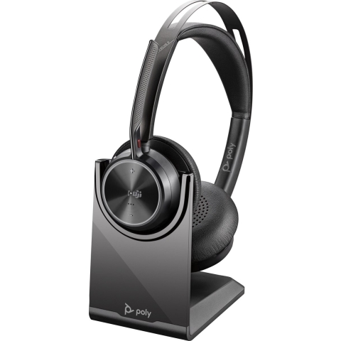 Poly Voyager Focus 2 Microsoft Teams Certified Headset met oplaadstatief