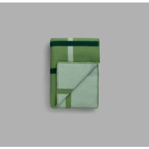 Røros Tweed Knut Plaid 135x200 Field Green