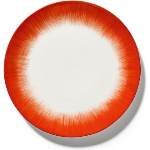 Serax Dé Tableware By Ann Demeulemeester Dinerbord Ø28 White/red 5