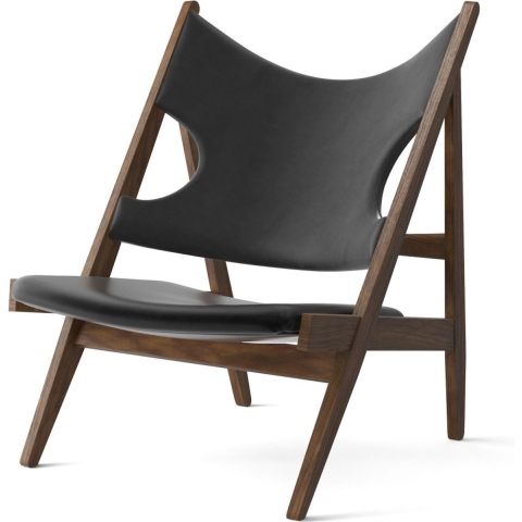 Audo Copenhagen Knitting Fauteuil Walnoot Leder Dakar 0842