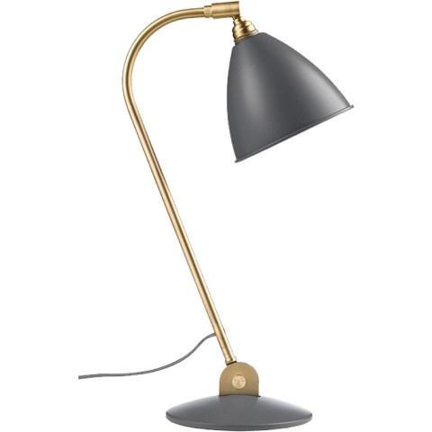 Gubi Bestlite BL2 Bureaulamp Messing/grijs