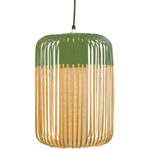 Forestier Bamboo Light HanglampØ35 Large Groen