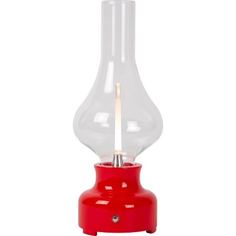Lucide Jason Tafellamp LED Oplaadbaar Rood