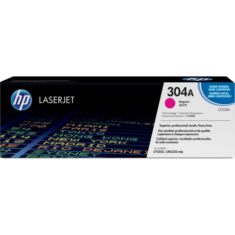 HP 304A originele magenta LaserJet tonercartridge