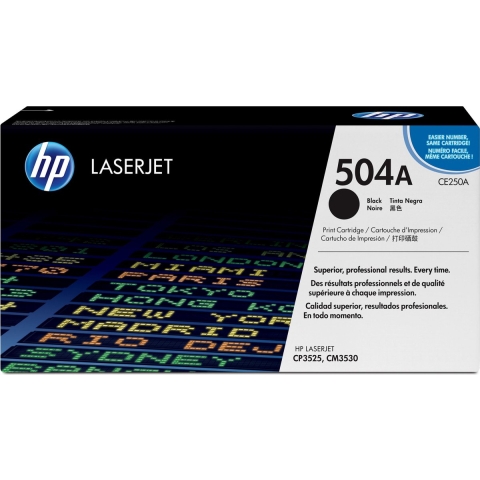 HP 504A originele zwarte LaserJet tonercartridge
