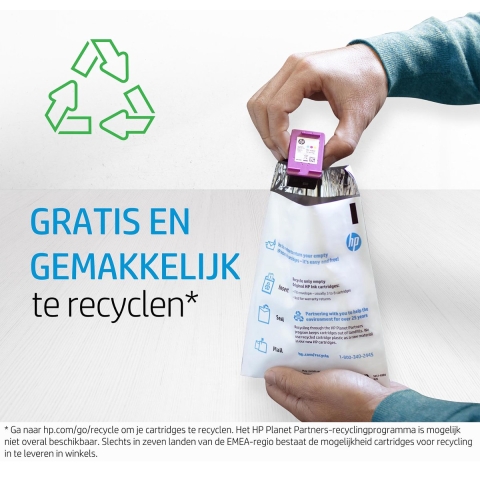 HP 301XL originele high-capacity drie-kleuren inktcartridge