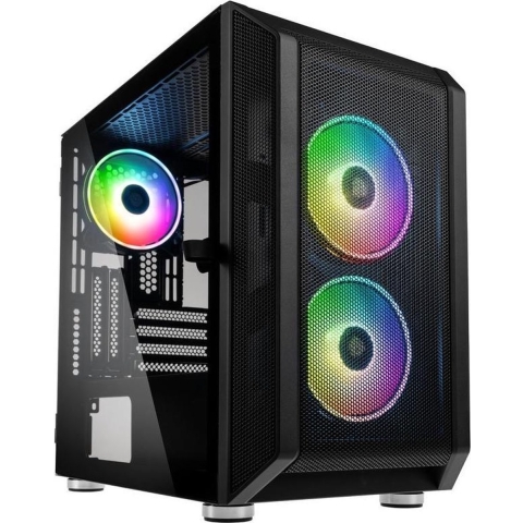 Kolink CITADEL MESH RGB Micro-tower Gaming-behuizing Zwart