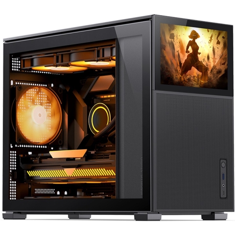 Jonsbo D31 MESH Screen PC-behuizing Zwart