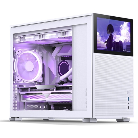 Jonsbo D31 MESH Screen Micro-tower PC-behuizing Wit