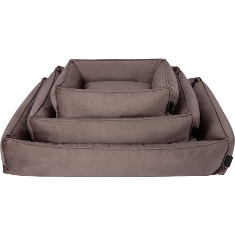 District 70 Shimmer Box Bed - Taupe - M - 80 x 60 cm
