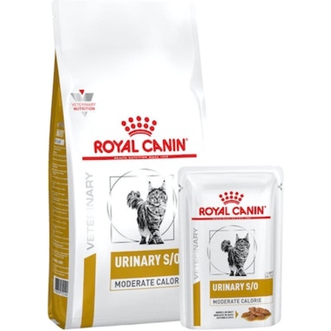 Royal Canin Urinary S/O Moderate Calorie kat Combi - 3,5 kg + 12 x 85 g