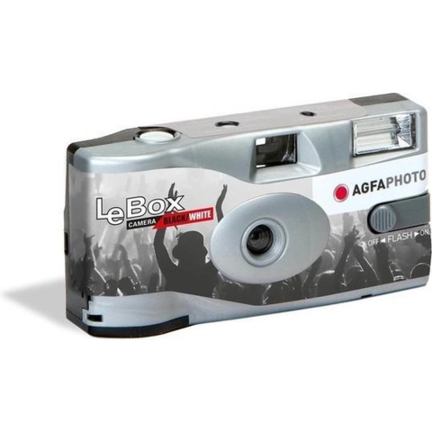 5x Wegwerp cameras met flitser voor 36 zwart/wit fotos -