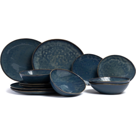 Cosy & Trendy Serviesset Aicha Blue - 12-delig / 4 personen
