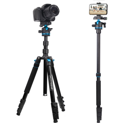 Mojogear MG-T03 Swift Tripod 175cm w/ Monopod en Phone Holder