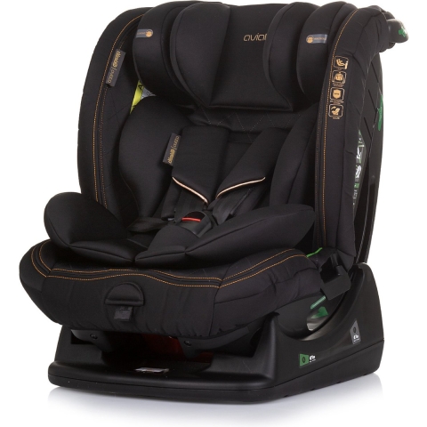 Chipolino Aviato Autostoel i Size Groep 0+, 1, 2, 3 én 4 Obsidian