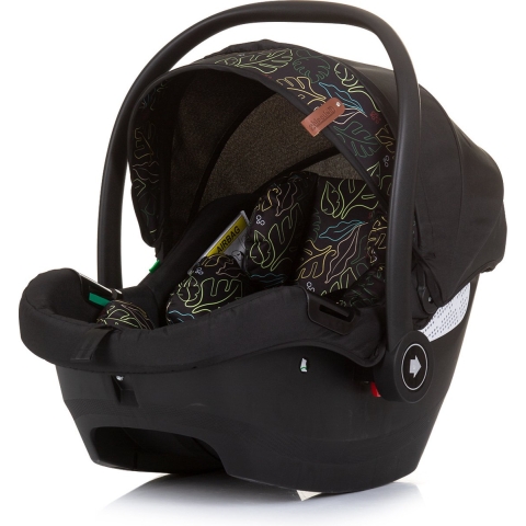Chipolino Duo Smart Autostoel Groep 0+ 40 87 cm Obsidian Leaves