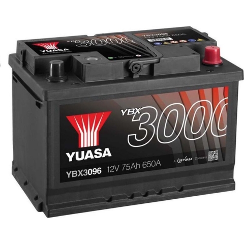 Yuasa SMF YBX3096 Autoaccu 75 Ah T1 Celopbouw 0