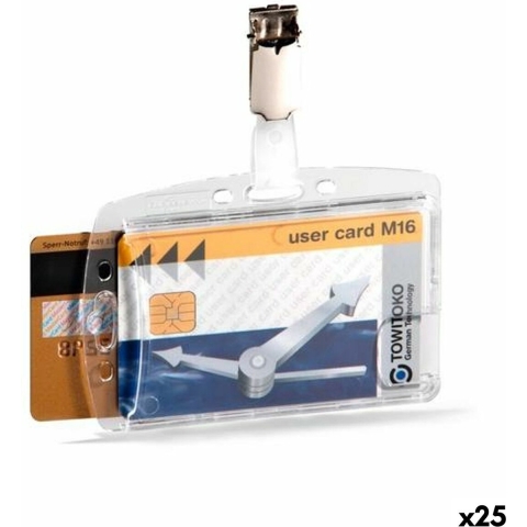 Durable 801319 Pashouder (b x h) 101 mm x 71 mm clip 25 stuk(s)