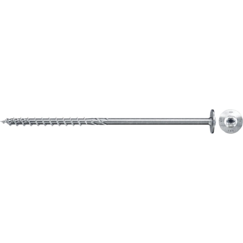 Fischer PowerFast II 568176 Houtschroef 8 mm 400 mm Binnen-T, Interne vertanding, TX, Torx, T-profiel Staal Galvanisch verzinkt 50 stuk(s)