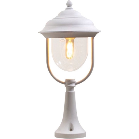 Staande buitenlamp Spaarlamp E27 75 W Konstsmide Parma 7224-250 Wit