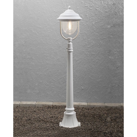 Staande buitenlamp Spaarlamp E27 75 W Konstsmide Parma 7225-250 Wit