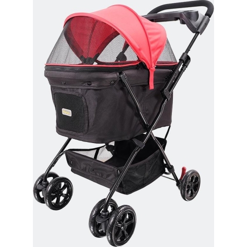 Easy Strolling Pet Buggy Rouge