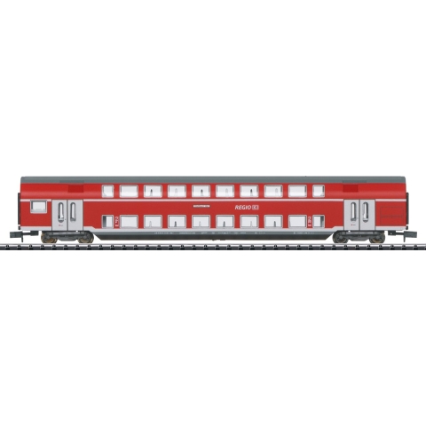 MiniTrix 18056 N dubbeldeksrijtuig van de DB-AG 2e klas, DBz