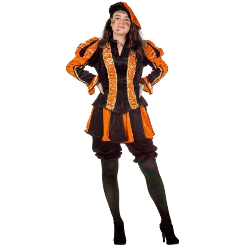 Dames pieten pak oranje 42 (XL) -