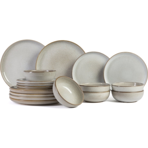 ASA Selection Serviesset Saisons - Sand - 18-delig / 6 personen