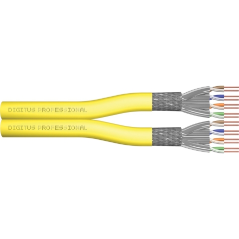 Digitus DK-1743-A-VH-D-1 Netwerkkabel CAT 7a S/FTP Geel 100 m