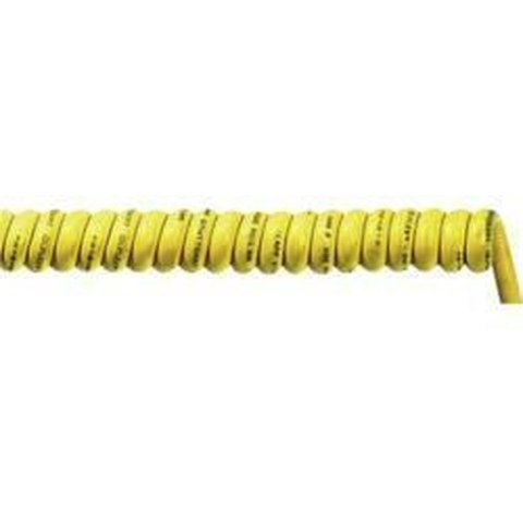LAPP 71220132 Spiraalkabel ÖLFLEX® SPIRAL 540 P 600 mm / 2000 mm 4 G 1 mm² Geel 1 stuk(s)