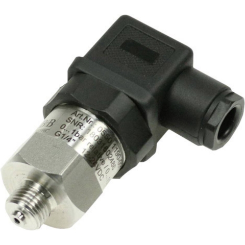 B + B Thermo-Technik Druksensor 1 stuk(s) 0550 1191-005 0 bar tot 4 bar Kabel, 3-aderig (Ø x l) 27 mm x 53 mm