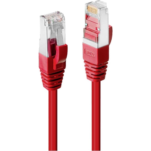 LINDY 45630 RJ45 Netwerkkabel, patchkabel 30.00 m Rood 1 stuk(s)