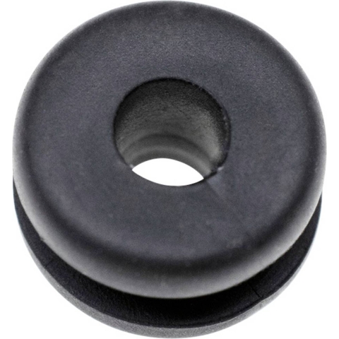 TRU COMPONENTS TC-10820712 Kabeldoorvoering Montagegat: 8 mm Klem-Ø (max.): 6 mm Plaatdikte (max.): 1.5 mm PVC Zwart 1000 stuk(s)