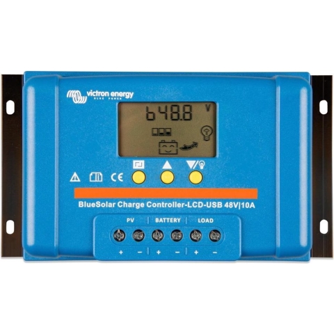 Victron Energy Blue-Solar PWM-LCD&USB Laadregelaar voor zonne-energie PWM 12 V, 24 V, 48 V 10 A